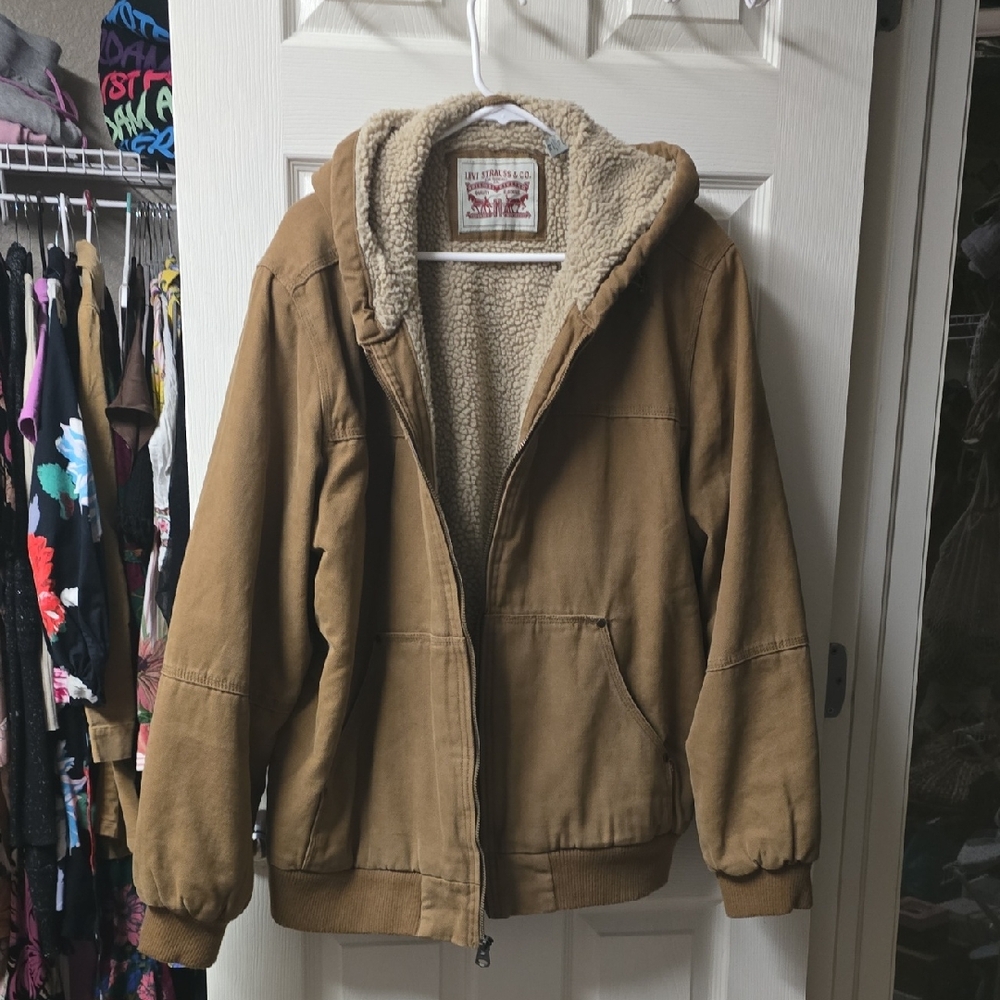 Levi's Beige Sherpa Jacket